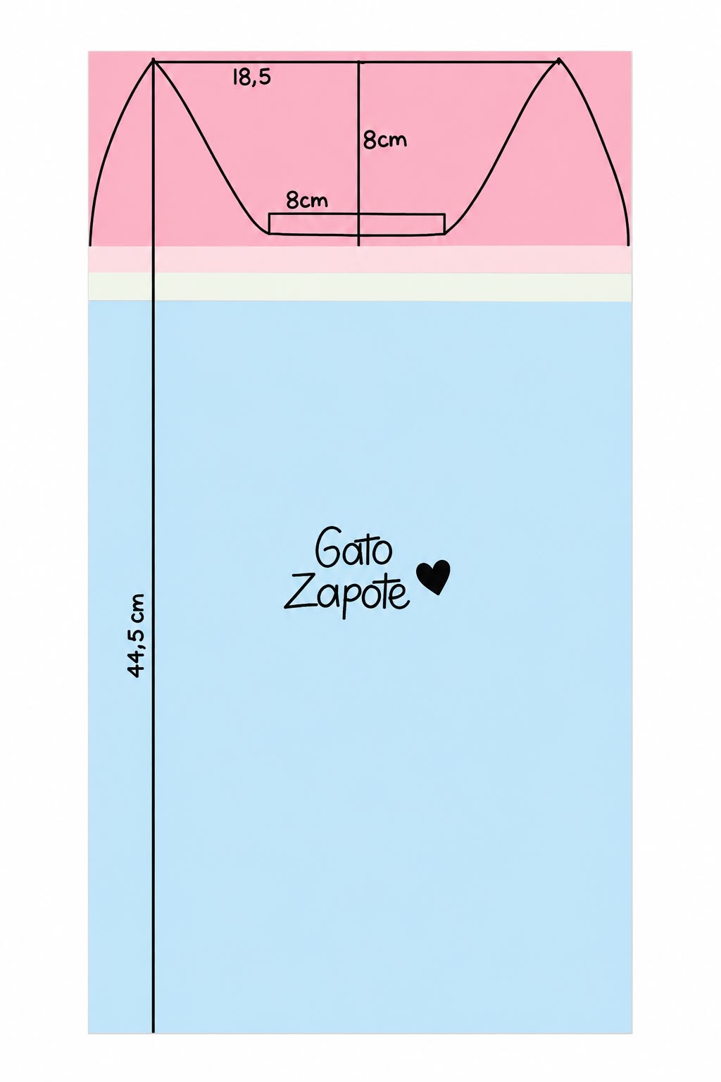 Molde de Gato Zapote ❤️